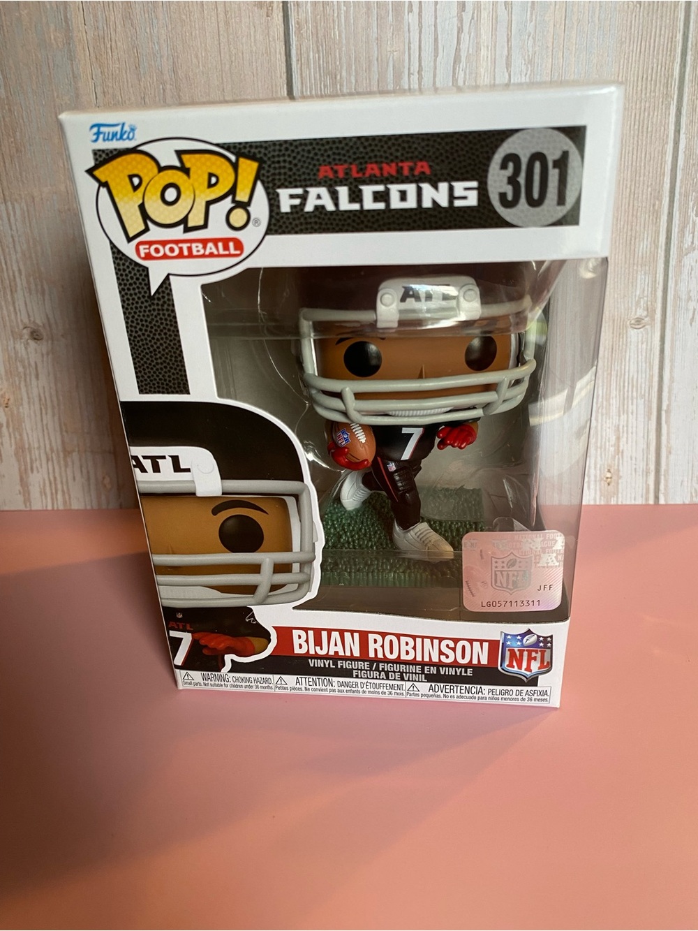 Funko Pop! Football Atlanta Falcons Bijan Robinson New in Box